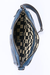Sacoche en cuir 24H Le Mans Messenger bleu royal Homme