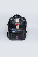 Steve McQueen Nine Backpack Black Leather Backpack