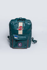 Steve McQueen Nine Backpack Petrol Blue Leather Backpack