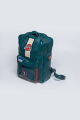 Steve McQueen Nine Backpack Petrol Blue Leather Backpack