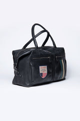 Sac de voyage en cuir Steve McQueen Nolan 4 48h noir