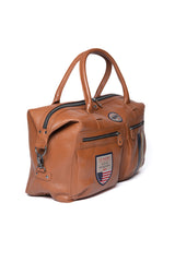 Sac de voyage en cuir Steve McQueen Nolan 4 48h camel