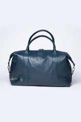 Steve McQueen Nolan 4 48h leather travel bag royal blue Men