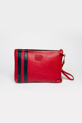 24H Le Mans Paul 4 racing red leather pouch for Men