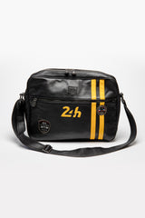 24H Le Mans Raoul 4 leather bag black Men