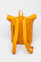 Sac à dos en cuir 24H Le Mans Ronnie miel