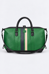 Sac de voyage en cuir Schaeffler 2026 48h vert anglais