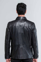Steve McQueen Sedwick leather jacket black Men