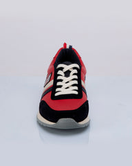 Baskets en cuir 24h Le Mans Starting rouge racing Homme
