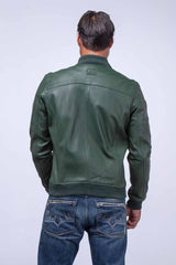 Leather jacket 24H Le Mans 1923 Tornaco green Man