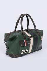 Sac de voyage en cuir 24H Le Mans Bag WE 48h vert