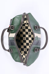 Sac de voyage en cuir 24H Le Mans Bag WE 48h vert