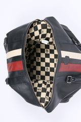 Sac de voyage en cuir 24H Le Mans Bag WE 72h noir