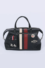Sac de voyage en cuir 24H Le Mans Bag WE 72h noir