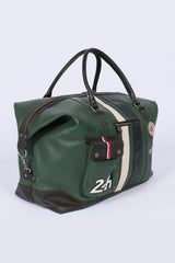 Leather travel bag 24H Le Mans Bag WE 72h green Men