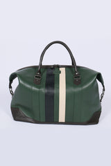 Sac de voyage en cuir 24H Le Mans Bag WE 72h vert Homme