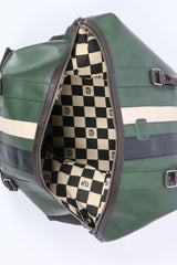 Leather travel bag 24H Le Mans Bag WE 72h green Men