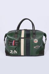 Sac de voyage en cuir 24H Le Mans Bag WE 72h vert Homme