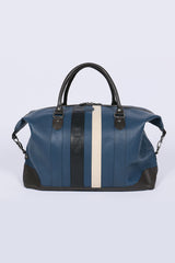 Sac de voyage en cuir 24H Le Mans Bag WE 72h bleu royal