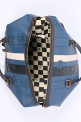 Sac de voyage en cuir 24H Le Mans Bag WE 72h bleu royal