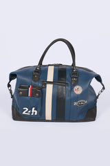 Sac de voyage en cuir 24H Le Mans Bag WE 72h bleu royal