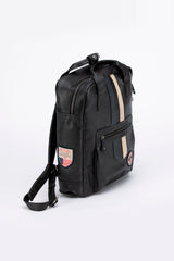 Sac à dos en cuir Steve McQueen x Le Mans Texas 6 Backpack noir