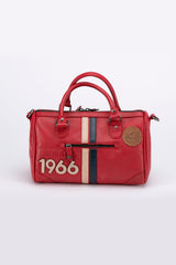 Sac à Main en cuir 24H Le Mans Courcelles 24h 1966 rouge racing Femme