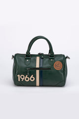 24H Le Mans Courcelles 24h 1966 Green Leather Handbag for Women