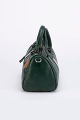 24H Le Mans Courcelles 24h 1966 Green Leather Handbag for Women