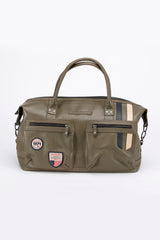 Sac de voyage en cuir Steve McQueen x Le Mans Seattle 6 48h kaki