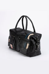 Sac de voyage en cuir Steve McQueen x Le Mans Seattle 6 48h noir