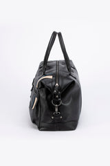 Sac de voyage en cuir Steve McQueen x Le Mans Seattle 6 48h noir