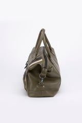 Sac de voyage en cuir Steve McQueen x Le Mans Seattle 6 48h kaki