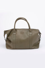 Sac de voyage en cuir Steve McQueen x Le Mans Seattle 6 48h kaki