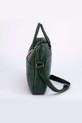 Sacoche en cuir 24H Le Mans 1966 Raoul 6 vert Homme
