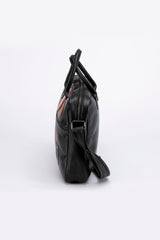 Sacoche en cuir 24H Le Mans 1966 Raoul 6 noir Homme