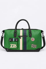Sac de voyage en cuir Schaeffler 2026 48h vert anglais