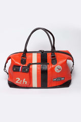 Leather travel bag 24H Le Mans Bag WE 72h orange Man