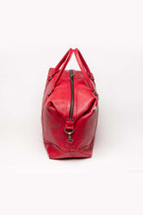 Leather travel bag Alpine A310 72h racing red