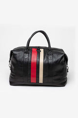 Sac de voyage en cuir 24H Le Mans 1923 André 72H noir