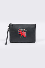 Steve McQueen Abratte leather pouch black Men