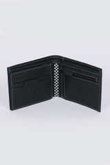 Portefeuille en cuir Steve McQueen Andy noir Homme