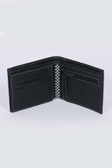Steve McQueen Andy black leather wallet for men