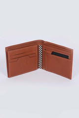 Men's Steve McQueen Andy tan leather wallet