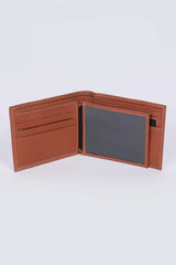 Men's Steve McQueen Andy tan leather wallet