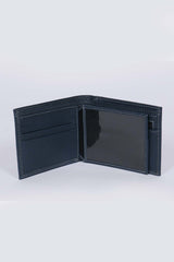 Steve McQueen Andy royal blue leather wallet for men