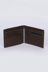 Steve McQueen Andy dark brown leather wallet for men