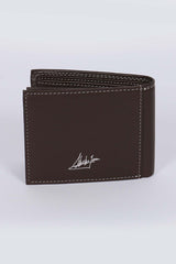 Steve McQueen Andy dark brown leather wallet for men