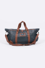 Royal Air Force Bader 72H Navy Blue Leather Travel Bag