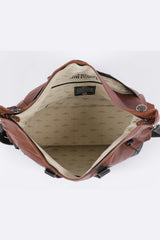 Royal Air Force Bader 72H Tortoise Brown Leather Travel Bag